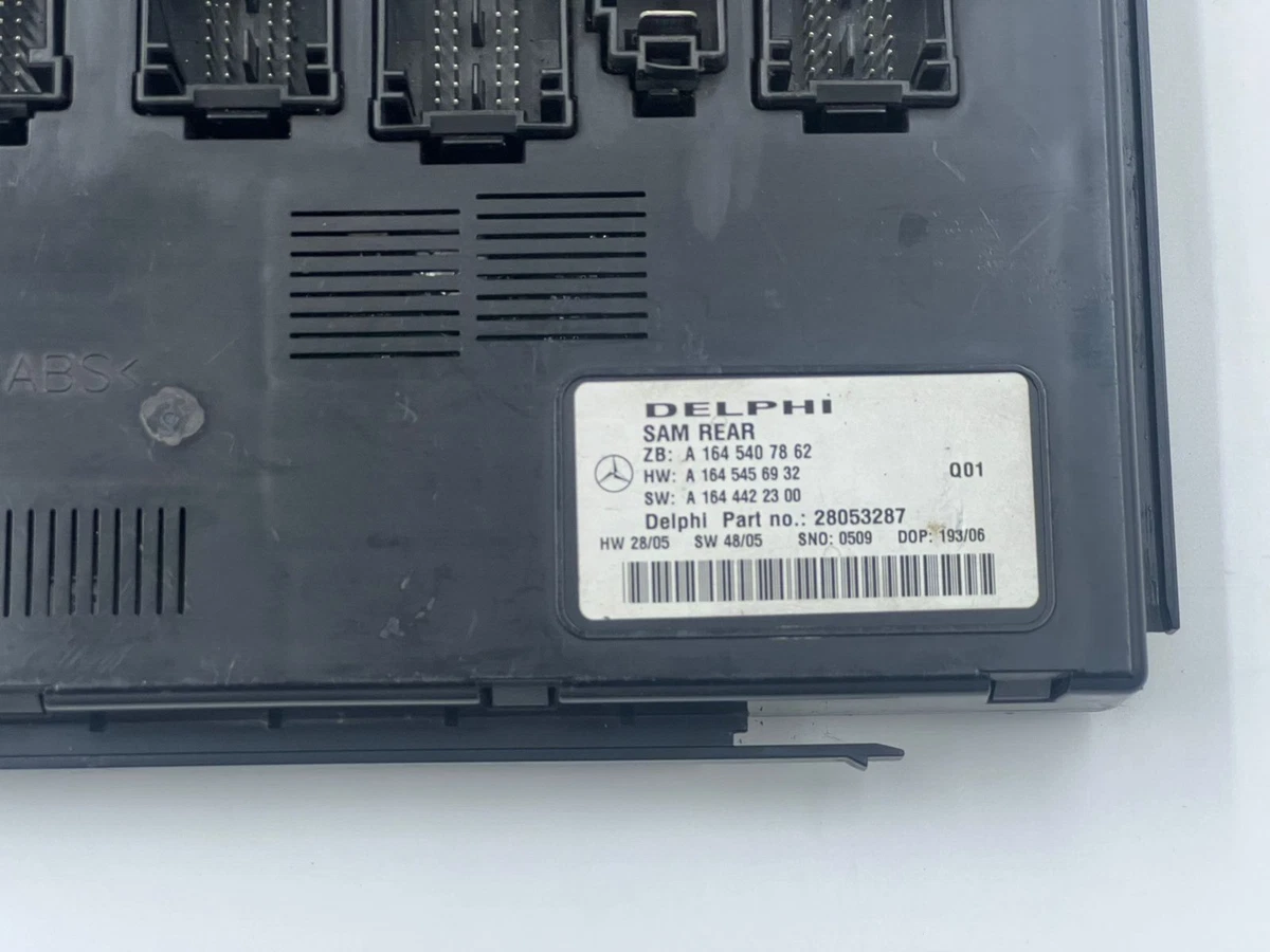 Plug & Play -Mercedes-Benz W164 Rear SAM Programmed A1645407862 | eBay