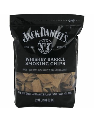 Jack Daniel's 1749 Tennessee Whiskey Barrel Smoking Oak Wood Chips, 180 Inches