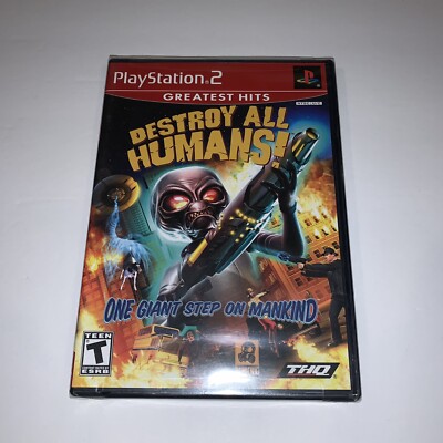 Destroy All Humans (Sony PlayStation 2, 2005) Brand New Factory Sealed