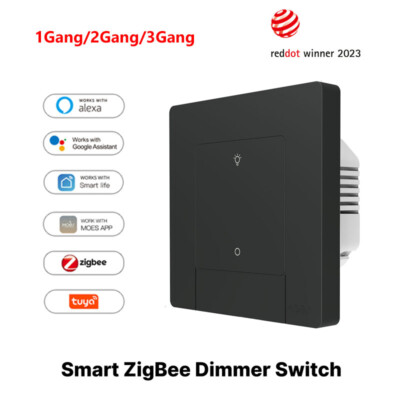 Tuya ZigBee Dimmer Switch Smart Life APP Remote Control Work with Alexa Google