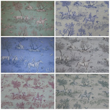 Toile Countryside Country Life Vintage Tablecloth ,  Various Size
