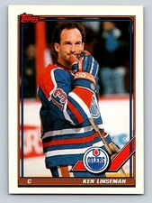 Ken Linseman 1991-92 Topps #146 Edmonton Oilers