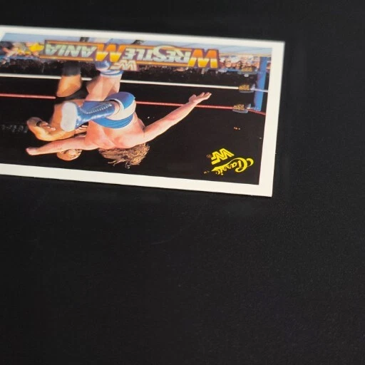 1990 WWF Classic WrestleMania Card #85 The Battle of the Brawlers WWE - Image 3 of 4