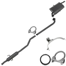 Muffler Resonator Pipe Exhaust System Kit fits: 1998-2002 Toyota Corolla 1.8L