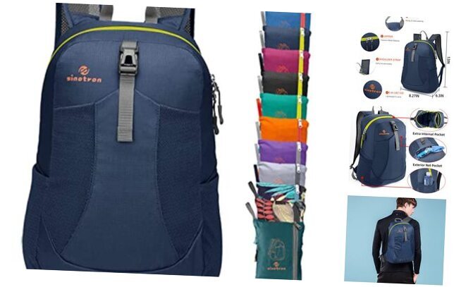 22L Lightweight Packable Hiking Backpack for Day Trips & Outdoor Adventures
