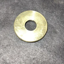 1-1/8” SOLID BRASS TURNED CHECK RINGS UNFINISHED 1/8IPS SLIP (3/8" HOLE)