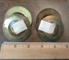 Vintage Metal Castanets Japan 