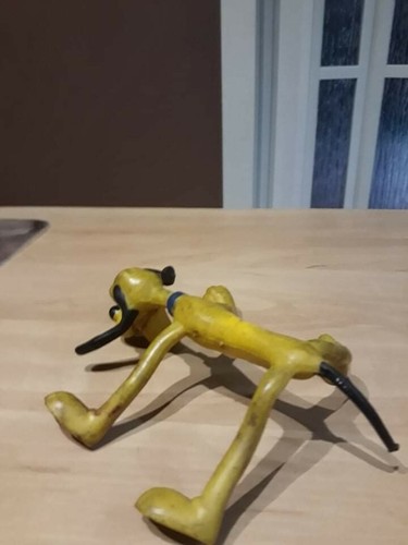 figurine en celluloïd pluto walt Disney - Photo 2/5