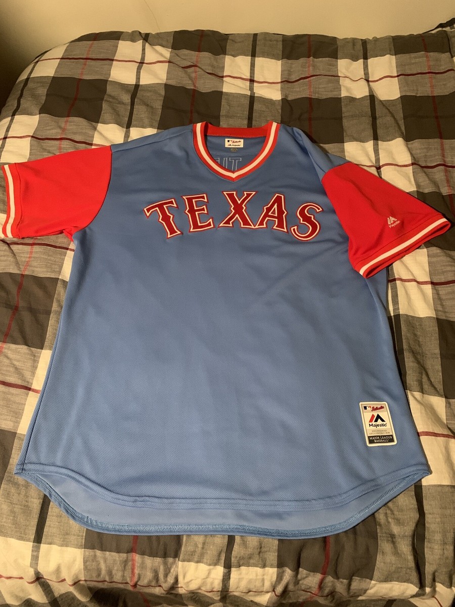 Majestic Texas Rangers Rougned Odor El Tipo Players Weekend Jersey Size 52