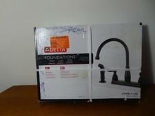 Delta Foundations 21988LF-OB 2-Handle Standard Kitchen Faucet - Open