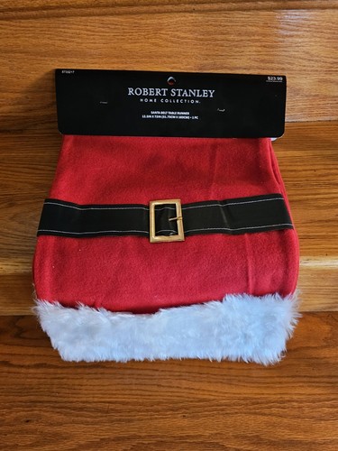 Robert Stanley Home Collection Santa Belt Table Runner 12.5x72"