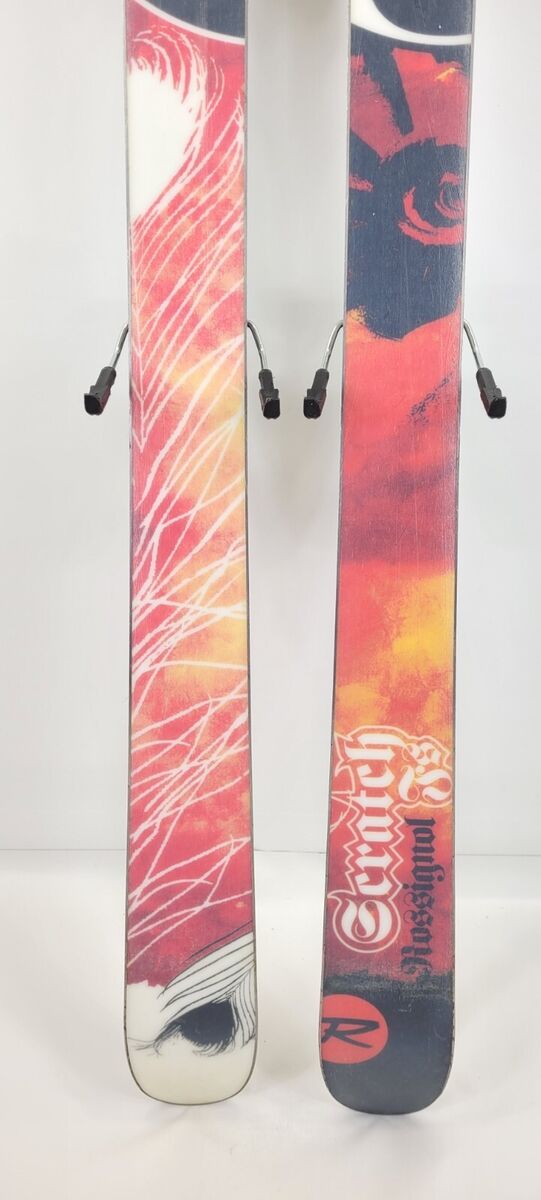 Rossignol Scratch Pro FS 158cm Twin-Tip Freestyle Skis Salomon C607  Bindings