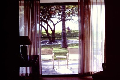 JULY 1985 Hotel Rool In Maui Hawaii Kodachrome Slide CL-B