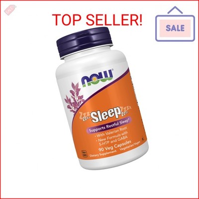 NOW Foods Supplements, Sleep with Valerian Root Extract Plus Hops, Passionflower