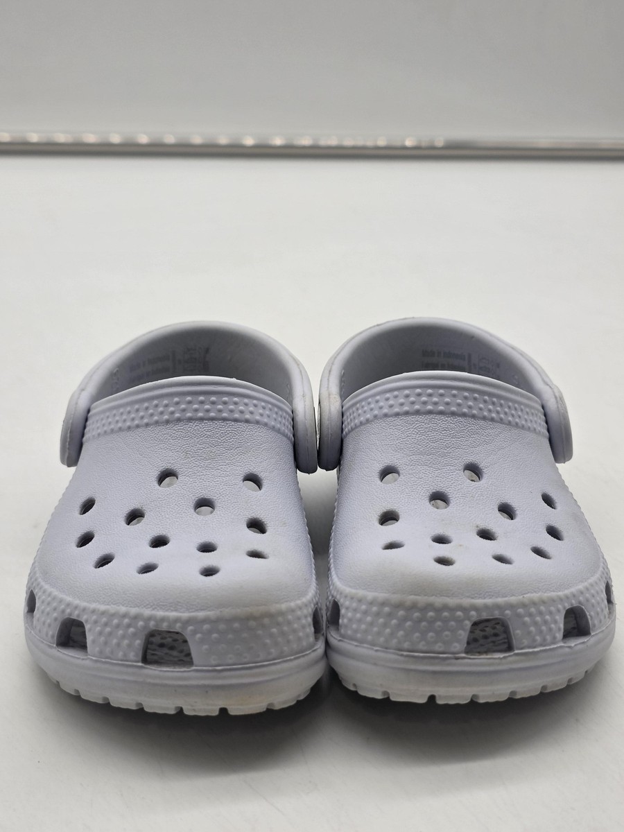 Crocs Classic Clog Shoes Kids Size C6 White Slip On Sandals  display picture 2