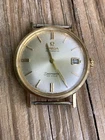 New Listingvintage 14k gold filled omega seamaster For Parts Or Repair Men’s Wrist Watch