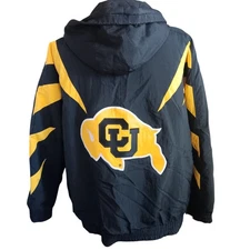 XL Vintage Colorado Buffaloes Puffer Jacket Apex One 1990's Hooded Boulder CU