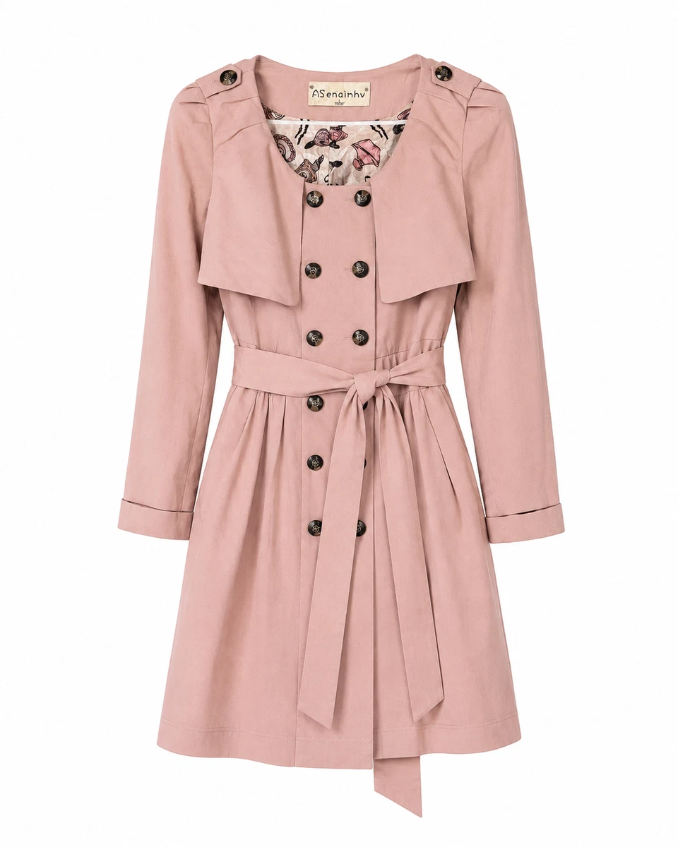 Flare Trench Coat for sale | eBay