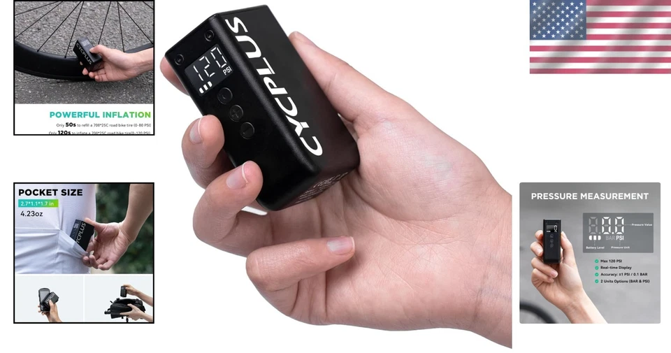 Electric Mini Pump for E-Bike, MTB, Road Bike - 2025 Version - Image 2 of 4