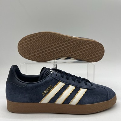 Mens Size 11.5 Adidas Gazelle Terrace Navy Yellow JS3044 Casual NEW | eBay