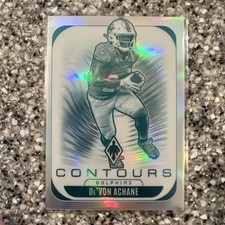 2025 Panini Phoenix Contours Silver Prizm #20 De’Von Achane Dolphins