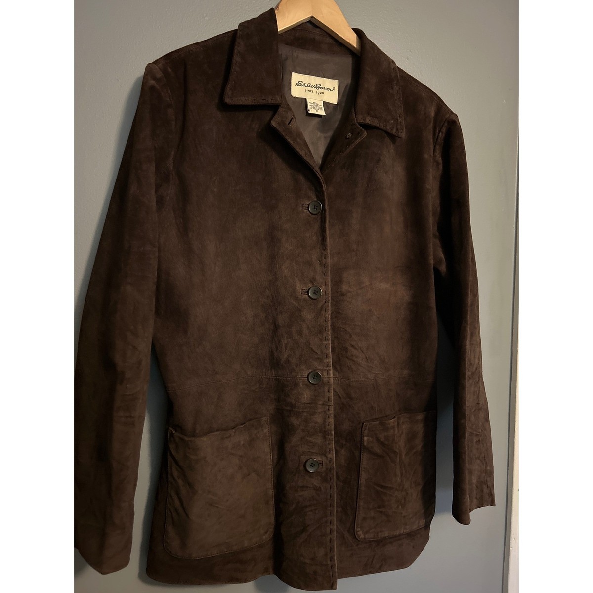Eddie Bauer Seattle Suede ジャケット M ブラウン EDDIE BAUER(エディーバウアー) / レザージャケット・ブルゾン