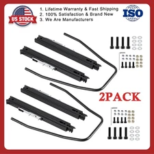 2 Pack Universal Seat Slider For NRG Sparco Seat Mounting Track Assembly Kit US