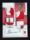 2023-24 Panini National Treasures Amen Thompson Red RC Quad Patch Auto RPA /24