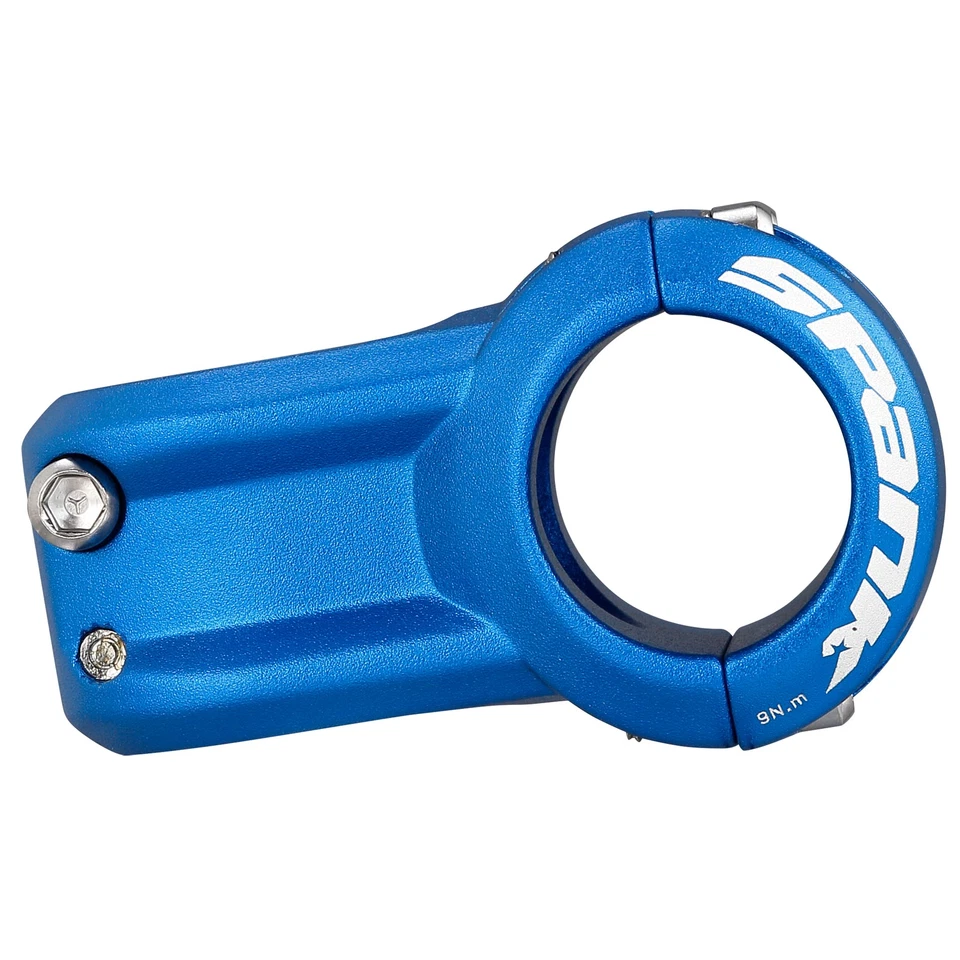 Spank Spoon 2 40mm Alloy Bicycle Stem 31.8mm, Lightweight, Modern Geometry, Blue - Image 2 of 2