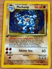 1999 Pokémon Machamp Holo-Rare First 1st Edition 8/102 Base Set Vintage (Raw LP)