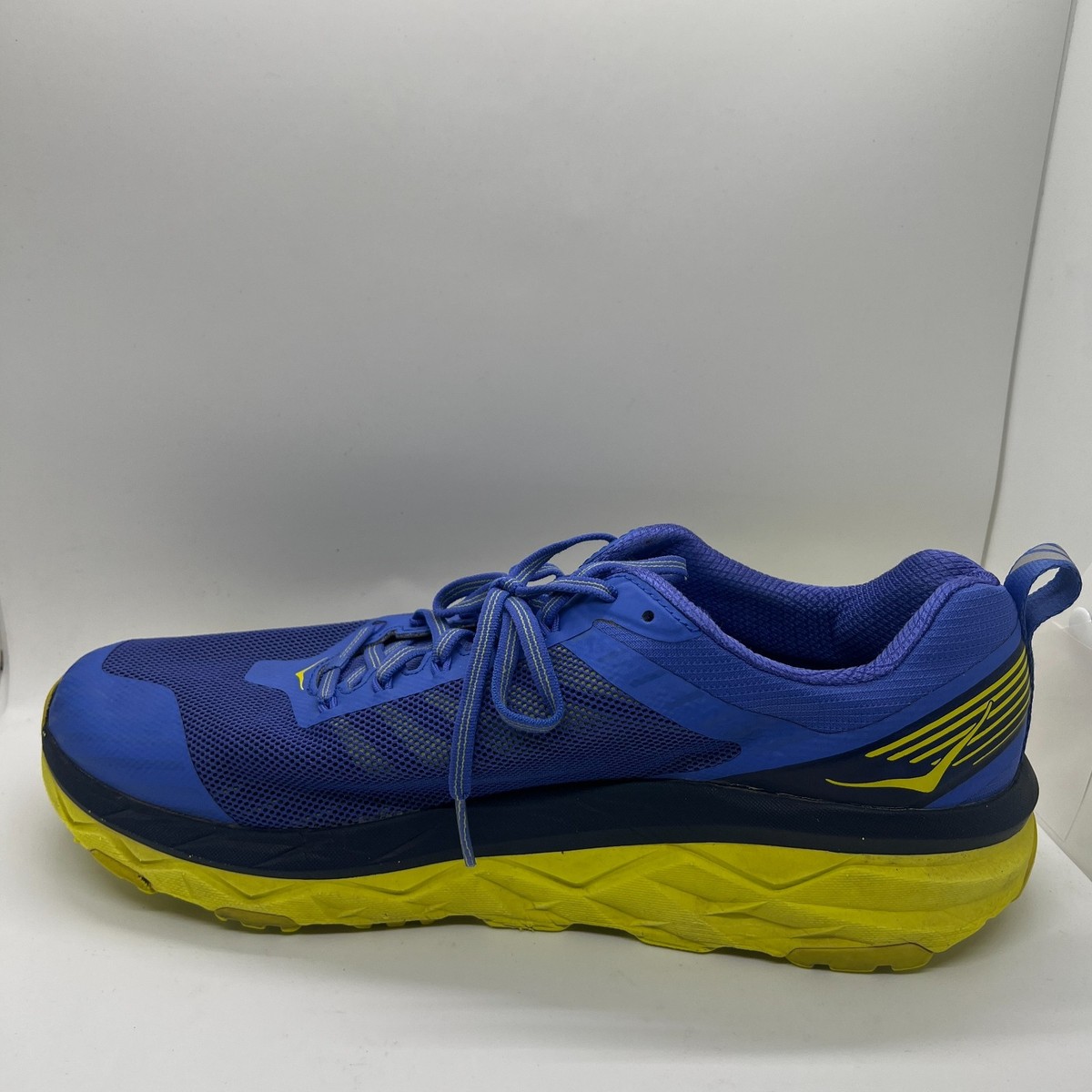 Hoka One One Challenger ATR 5 Shoes Mens 12 Blue Yellow Trail