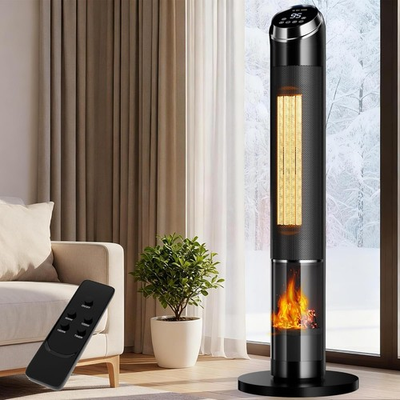 #ad Space Heaters for Large Room 1500 W Electric Heater with Thermostat 24H Timer $268.99