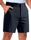 Men's Golf Shorts 7'' Stretch 5 Functional Pockets Light Weight Waterproof Short