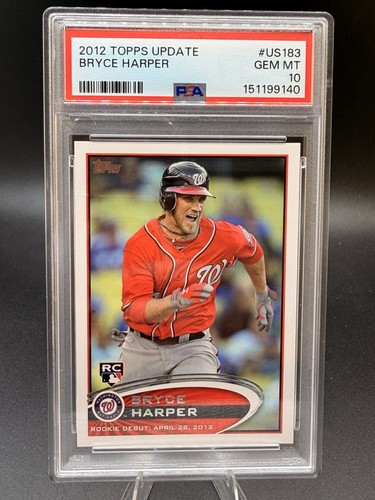 2012 Topps Update Series - Rookie Debut Bryce Harper #US183 (RC) PSA 10