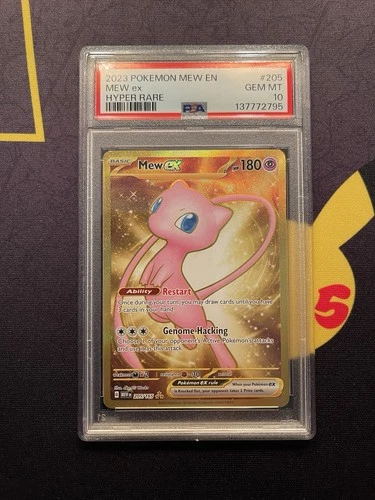 New ListingPOKEMON SV:151 MEW EX GOLD HYPER RARE 205/165 PSA 10 Gem Mint