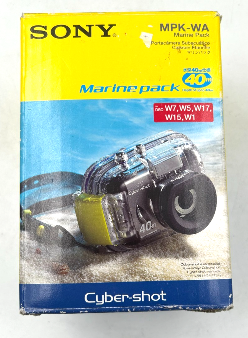 Sony Cyber Shot 40m Marine MPK-WA Pack Underwater Housing | eBay