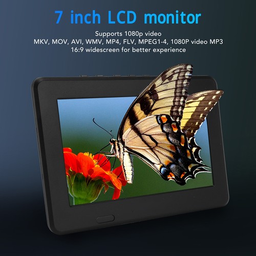 7 Inch Portable Tv Hd Led Digital Portable Television Video Player With Buil IDM - Picture 8 of 12