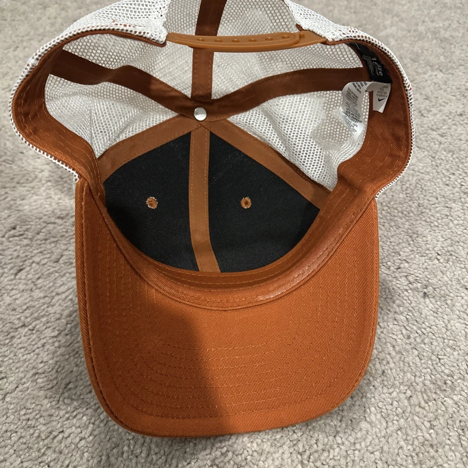 Gorra de béisbol Nike University of Texas Longhorns color equipo Dri Fit talla única sombrero Foto 4 de 4