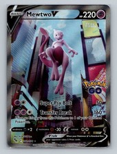 Pokémon TCG Mewtwo V Pokemon Go 030/078 Holo Ultra Rare NM