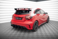 Heckansatz Diffusor Passend FüR Mercedes A 45 AMG W176 FL Schwarz Matt