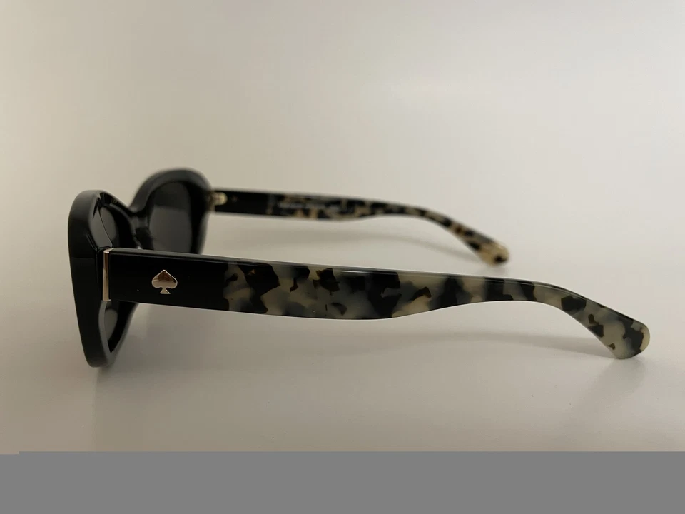 Authentic Kate Spade CLARETTA/PS WR7M9 Blk Plastic Butterfly Sunglasses Gry Lens - Image 3 of 4