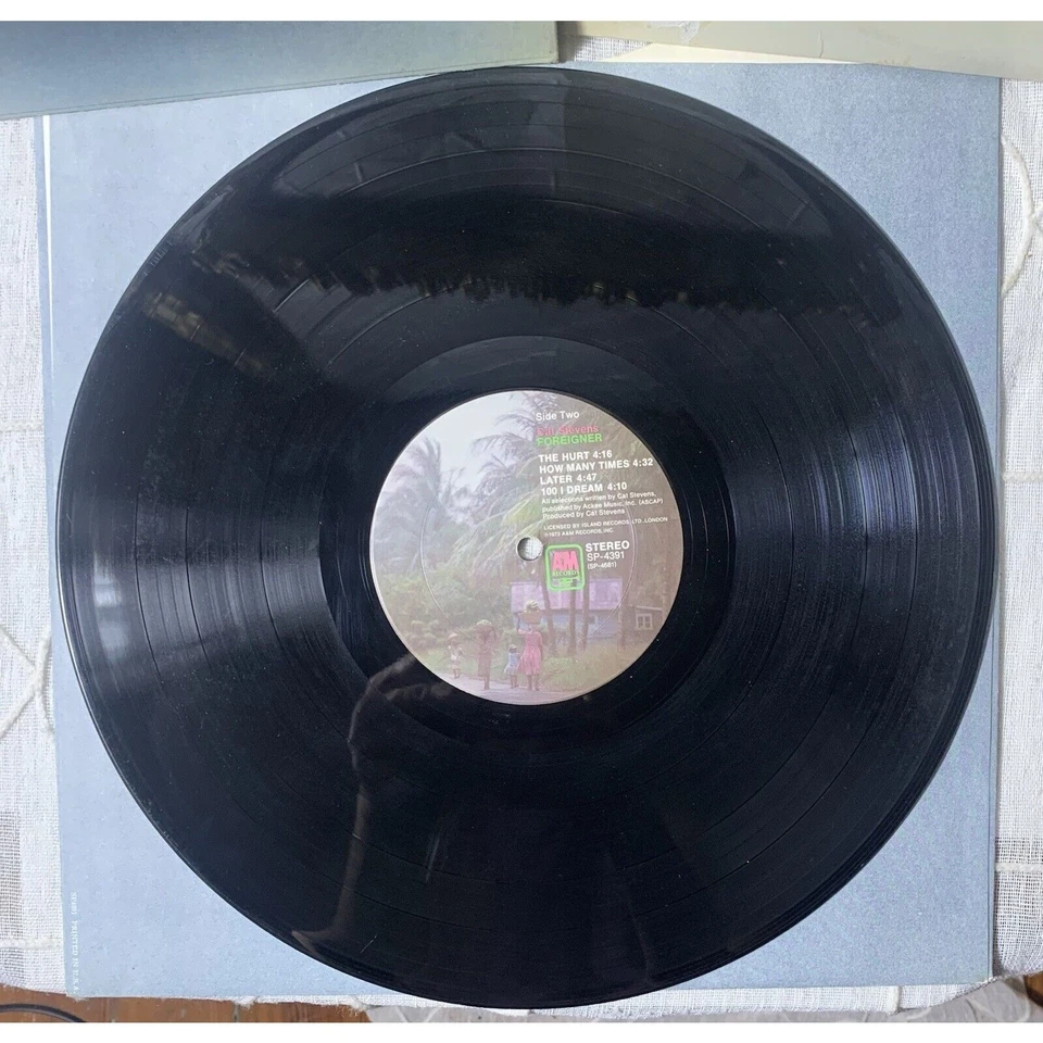 CAT STEVENS "Foreigner" Original PROMO LP 1973 (A&M SP 4391) Gatefold Insert OG - Image 4 of 4