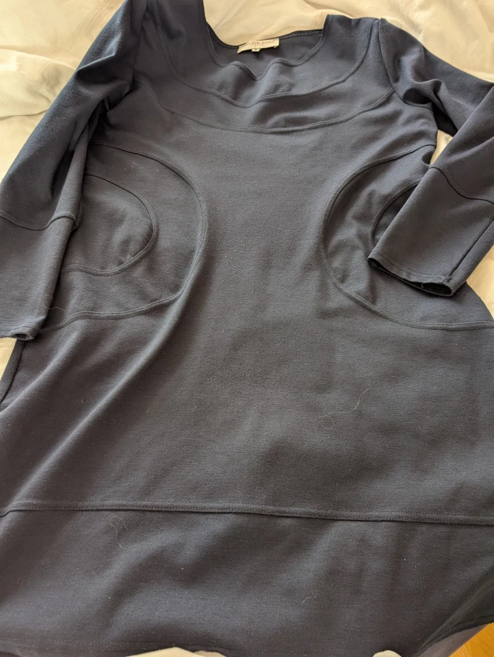 Joachim Bosse Damenkleid blau Gr. 6 - Bild 3 von 4