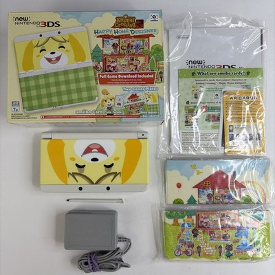 New Nintendo 3DS Animal Crossing Happy Home Designer Edition Complete Box Plates