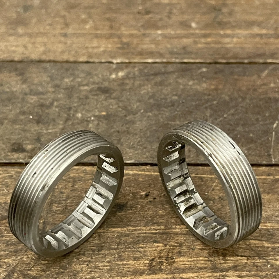 Phil Wood Italian Thread 36x24F Bottom Bracket Cups Steel Pair Vintage Road Bike - Image 2 of 4