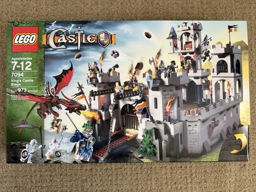 LEGO 7094 Castle Fantasy Era King's Castle Siege 2007 Retired New In Sealed Box