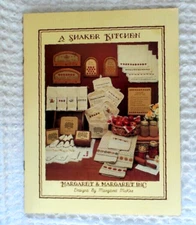 Cross Stitch A SHAKER KITCHEN Leaflet Number 14 Margaret & Margaret Inc