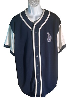 LOS ANGELES DODGERS Pro Player MLB Baseball Jersey Blue White XL