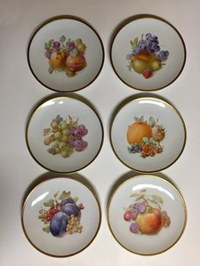 Vintage Schumann Arzberg Fruit Plate Set of 6 Decorative ...