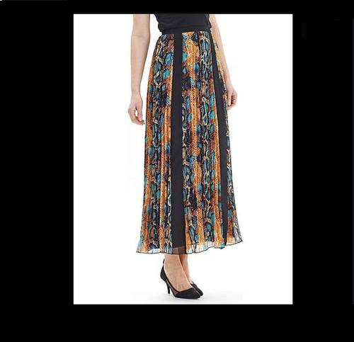 Joanna Hope Animal Snake Print Pleated 